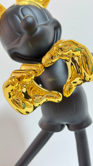 Michy Black & Gold/Silver