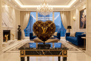 Cuore Pop Art Edizione Limitata | Scultura Design Moderna Pushantigallery