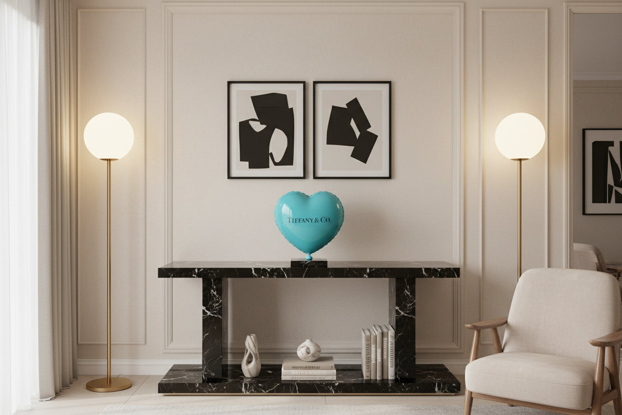 Cuore Pop Art Edizione Limitata | Scultura Design Moderna Pushantigallery
