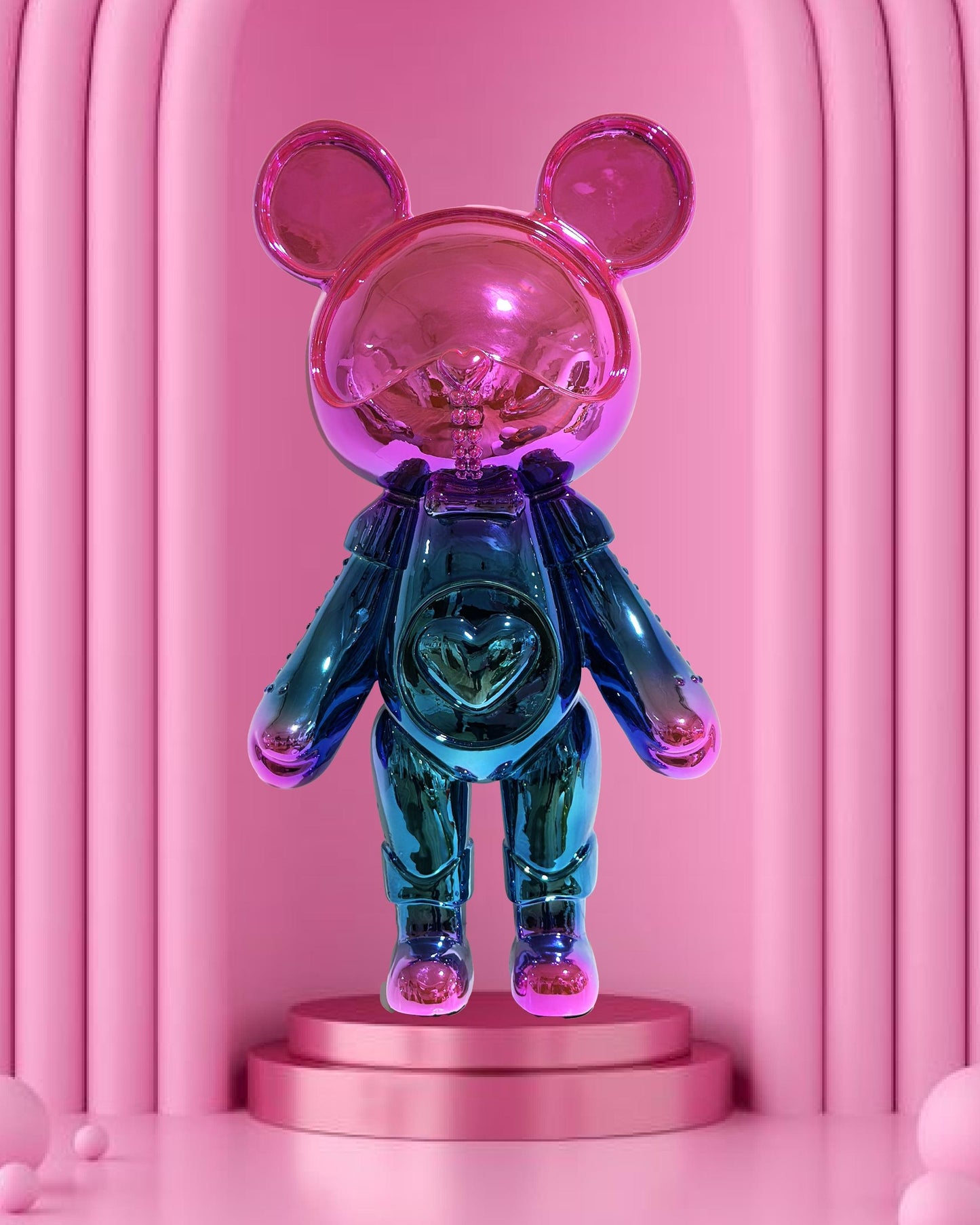 pink\blue teddy - big